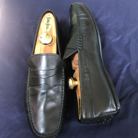 Tods Authentic Black Loafers Sz 7A main image 12